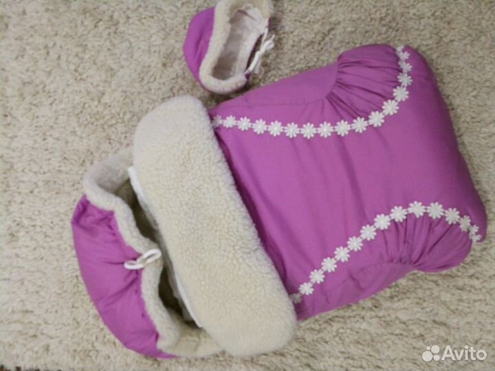 Конверт зимний на выписку