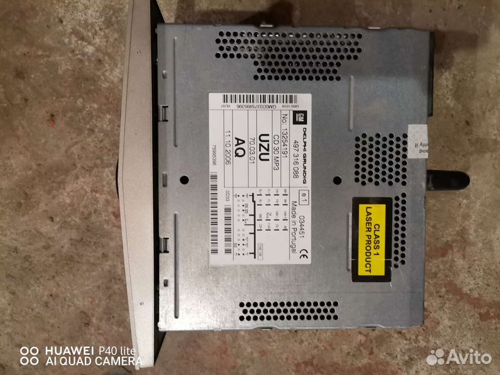 Магнитола opel 497316088