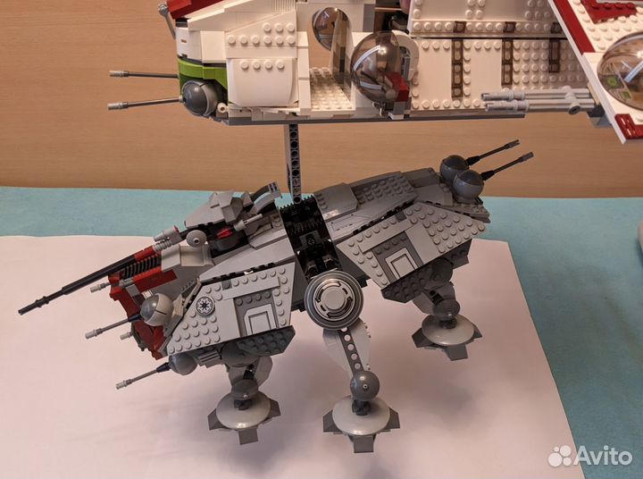 Lego 75021+75019 Republic Gunship + AT-TE