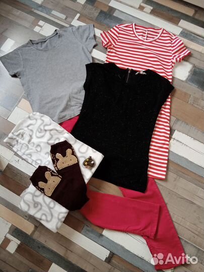 Вещи пакетом для девочки р 146-152