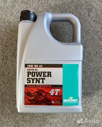 Масло Motorex Power Synt 4T Sae 10W/60 Motor Oil 1