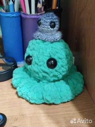 Вязаный осьминог