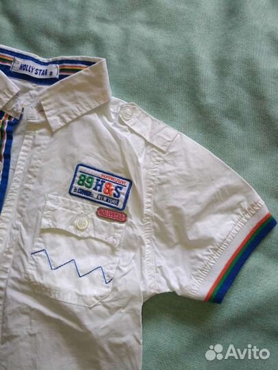 Рубашка летняя детская 122-128