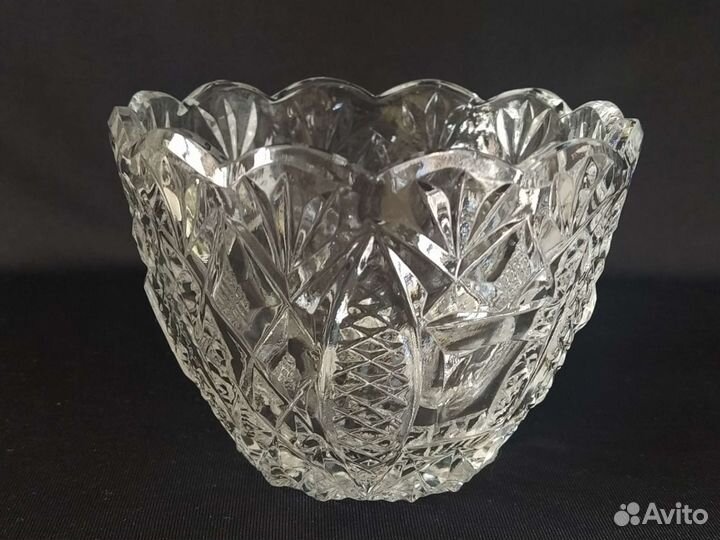 Вазочки-малютки, хрусталь, СССР. 3 креманки,стекло