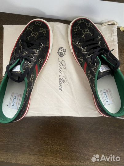 Gucci Tennis 1977 Black Ivory кеды оригинал