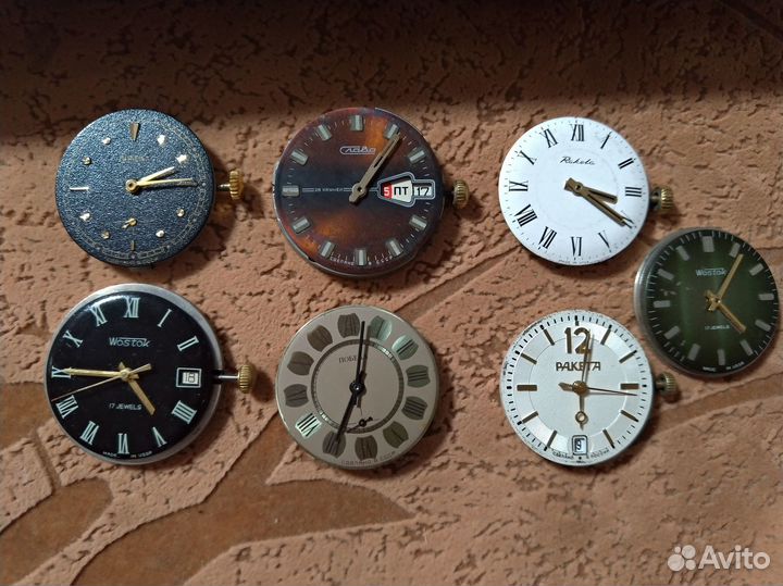 Часы наручные СССР разные много, Ракета, Победа
