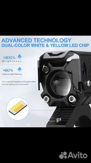 Фара противотуманная для мотоцикла №4