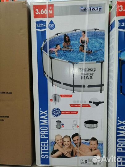 Бассейн каркасный 366*122 Bestway полный комплект