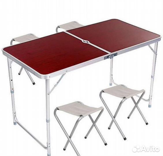 Стол туристический, складной и 2 стула