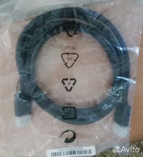 Кабель displayport - displayport 1.8м