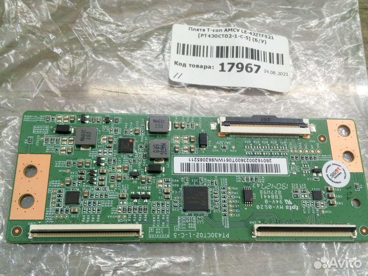 T-con 6870C-0358A ещё pt430ct02-1-C-5