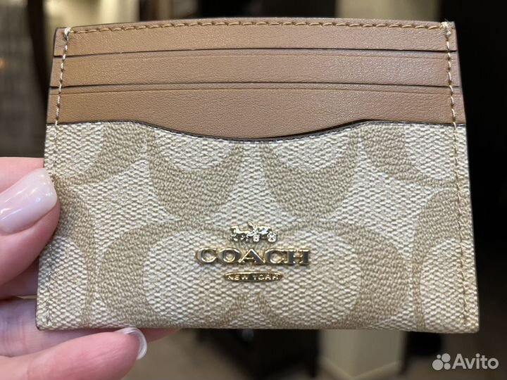 Картхолдер визитница Coach оригинал новая