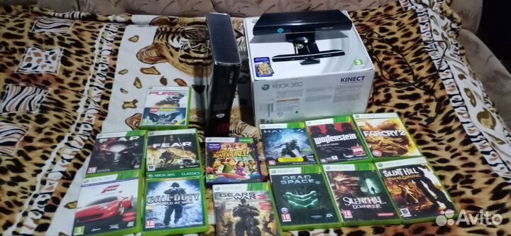 Xbox 360 slim 250gb+500gb