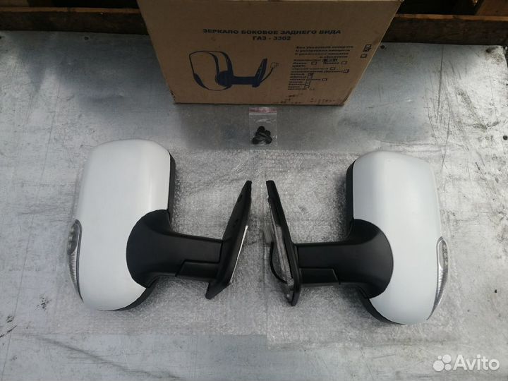Зеркала белые Газ Газель Бизнес 3302,33023 Новые