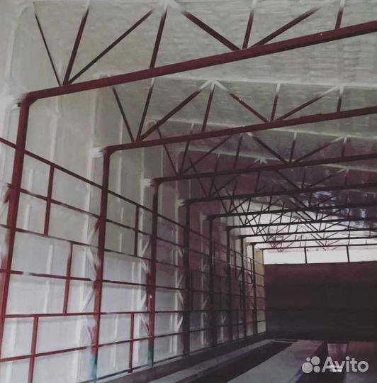 Утепление ангара пенополиуретаном (ппу)