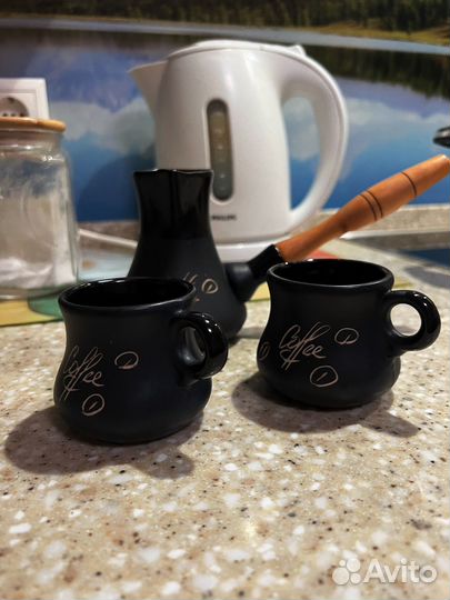 Турка и две чашки