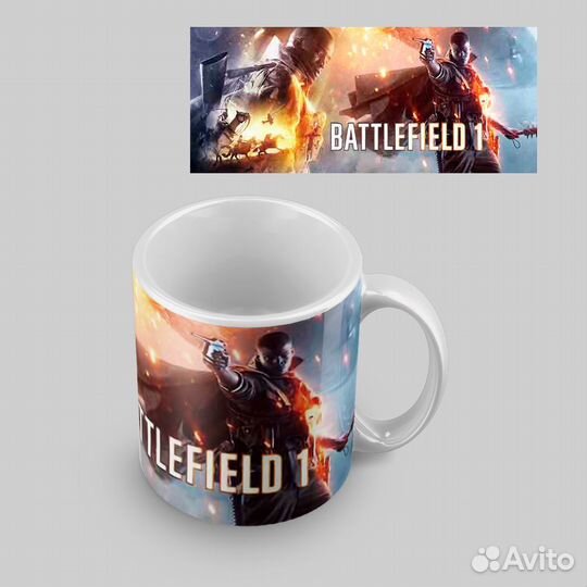 Кружка с картинкой Battlefield 1-1