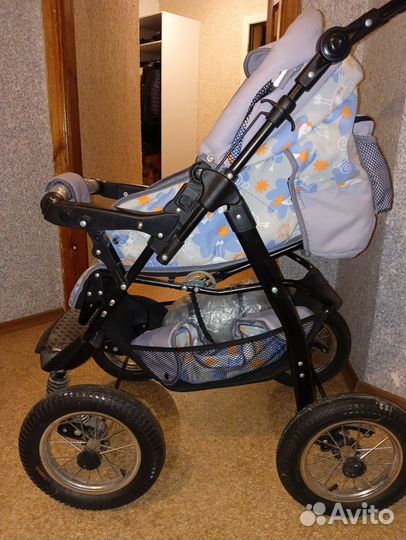 Прогулочная коляска 3 в 1 бу