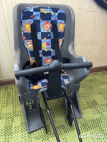 Детское кресло для велосипеда на багажник