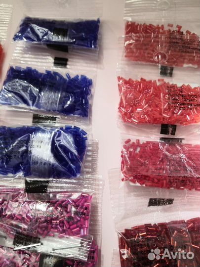 Бисер стеклярус