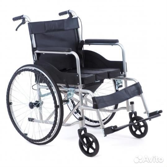 Кресло-коляска с санитарным оснащением MK-340