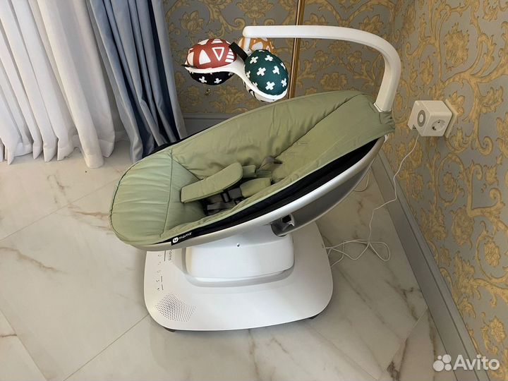 Кресло-качалка 4moms mamaRoo New олива