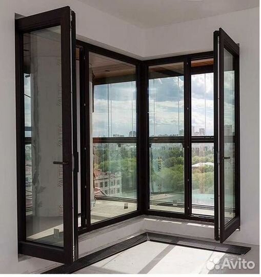 Окна алюминиевые