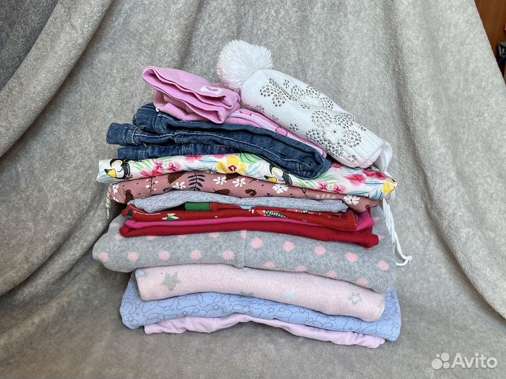 Вещи на девочку пакетом 80 см