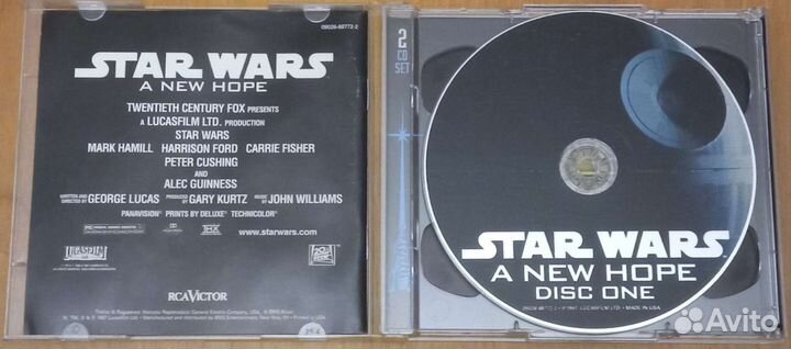 Star Wars 1977 OST 2 CD