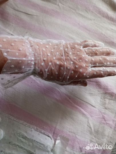 Перчатки женские кружевные