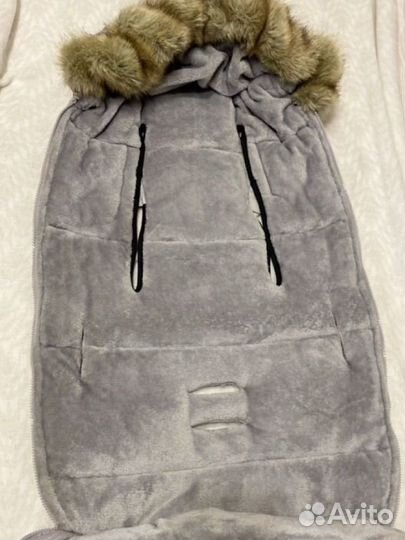 Зимний конверт в коляску Luxbay