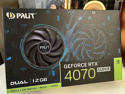 Новая RTX 4070 Super Palit Dual 12Gb гарантия 3г