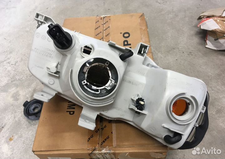 Civic Фара левая под корректор англия (Depo)