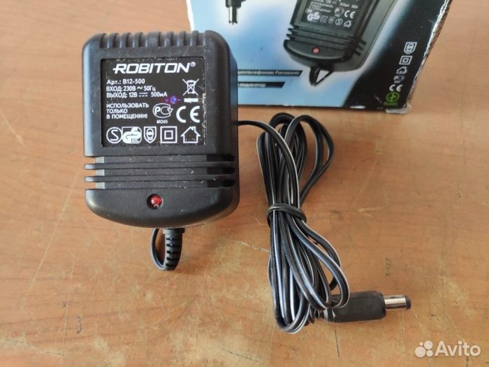 Блок питания внешний 12V 0.5A Robiton В12-500