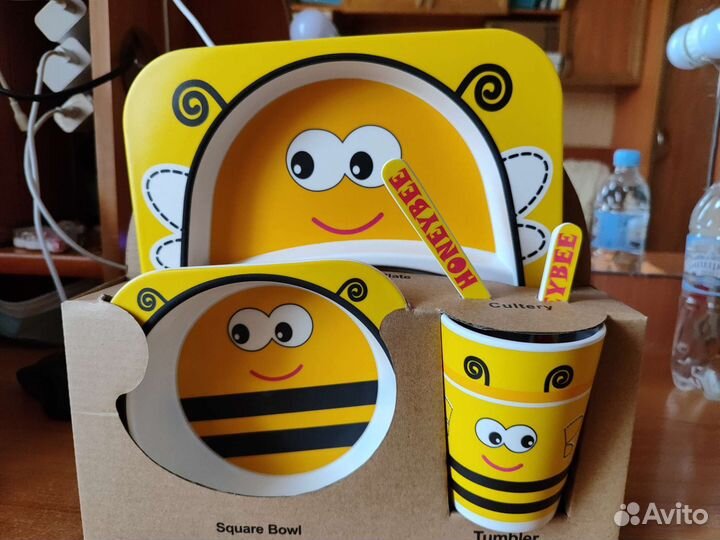 Набор посуды из бамбука