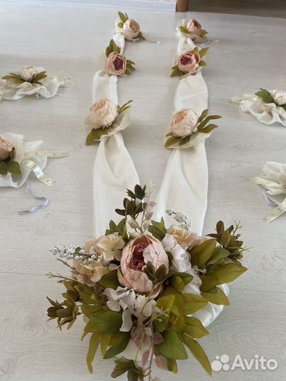 Свадебные украшения для авто, новые