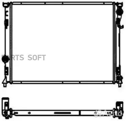 Радиатор охлаждения Додж Чарджер 2006