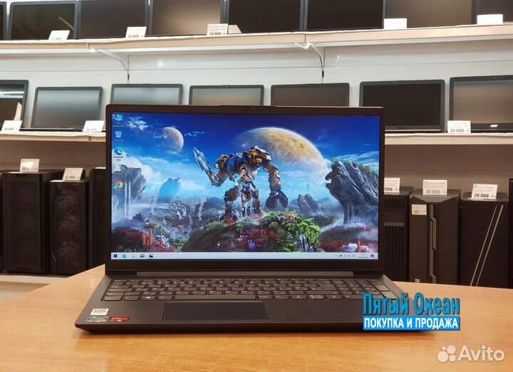 Ноутбук Lenovo FHD 15, Ryzen 5 5500U, Vega 7