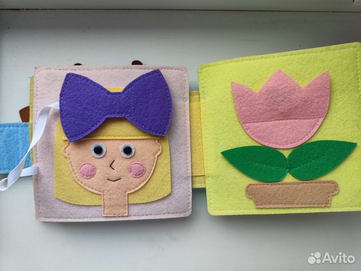 Развивающая книжка из фетра