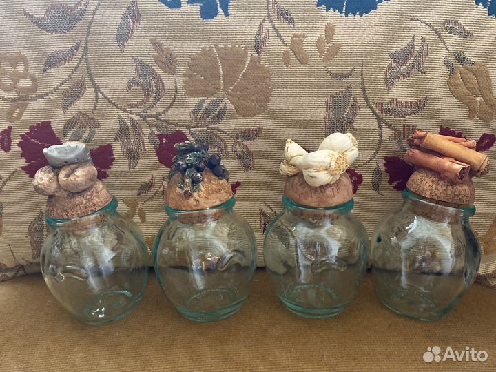 Емкость для специй nadir4 шт стекло и пробка