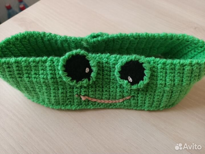 Повязка на голову Лягушка