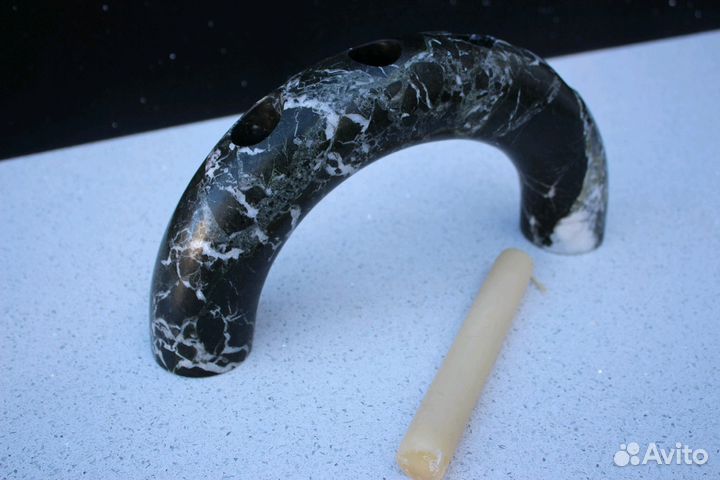 Подсвечник из мрамора. Ручная работа