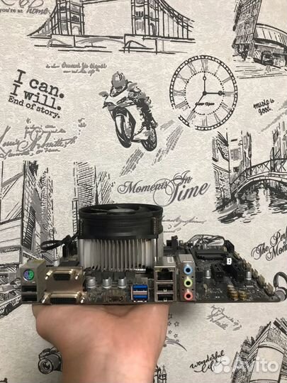 Комплект мать проц ram