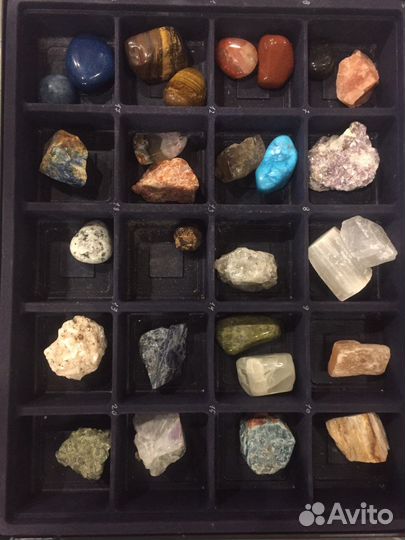Коллекция камней и минералов набор СССР