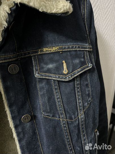 Джинсовая куртка Wrangler с мехом