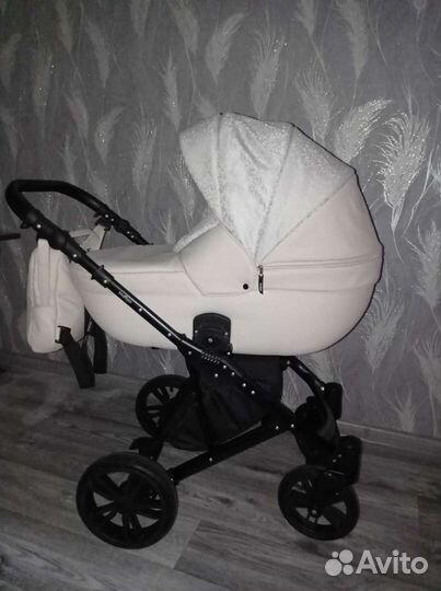 Коляска 2в1 Экокожа