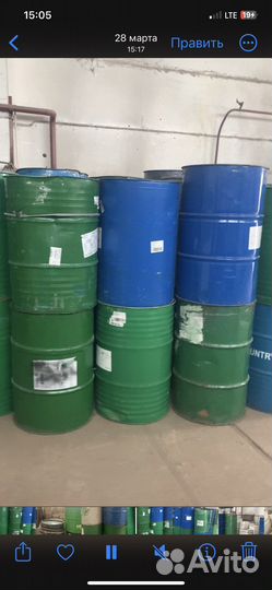 Продам бочки металлические 200 л крышки клапан