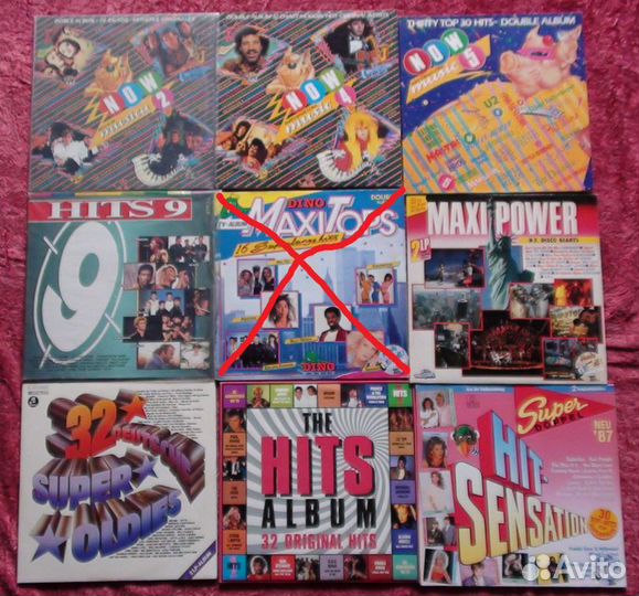 Фирменные сборники диско, поп, рок музыки (73-92)