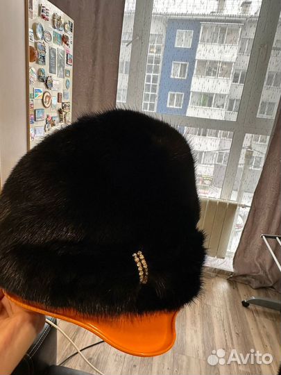 Шапка норковая зимняя женская
