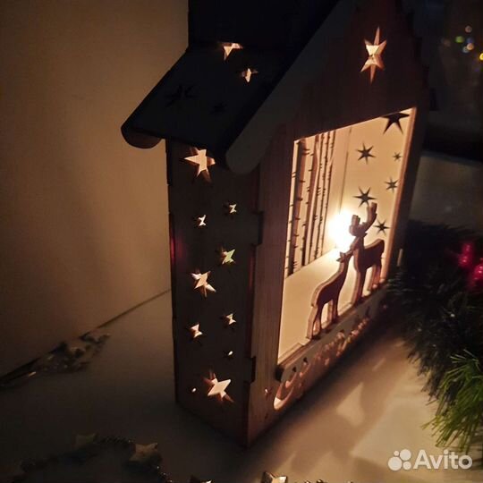 Светильник ночник подарок гирлянда